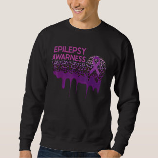 Epilepsy Warriors Leopard Print Epilepsy Awareness Sweatshirt