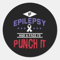 Epileptic Warrior and Purple Ribbon  Epilepsy Awar