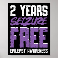 Epileptic Warrior and Purple Ribbon  Epilepsy Awar