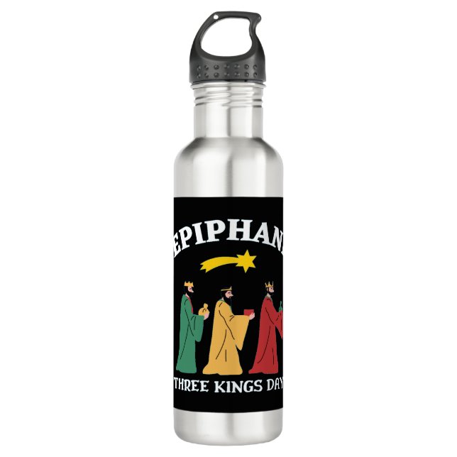 Epiphani Three Kings Day 710 Ml Water Bottle (Front)