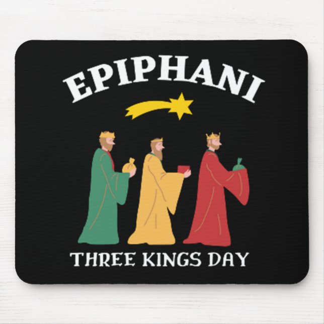 Epiphani Three Kings Day Mouse Mat (Front)