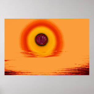 Epiphany At Sunset Poster