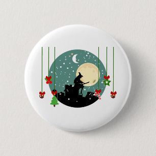 epiphany christmas befana 6 cm round badge