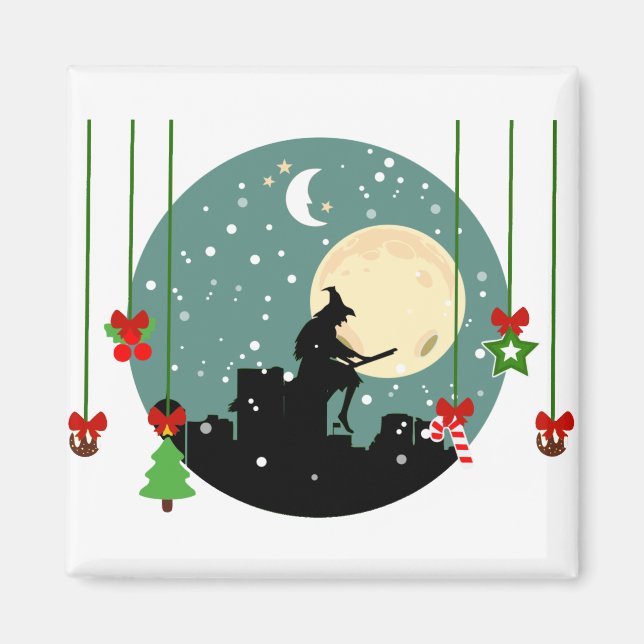 epiphany christmas befana magnet (Front)