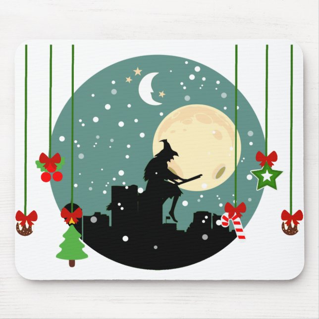 epiphany christmas befana mouse mat (Front)