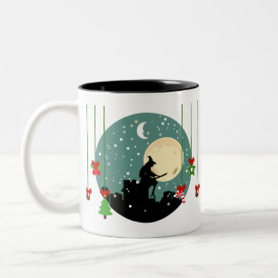 epiphany christmas befana Two-Tone coffee mug