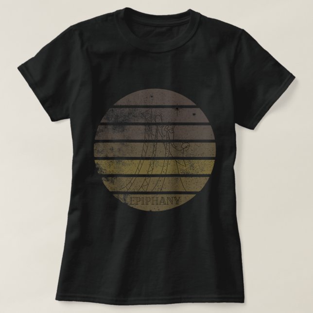 Epiphany Three Wise Men Kings Magi Star Bethlehem  T-Shirt (Design Front)