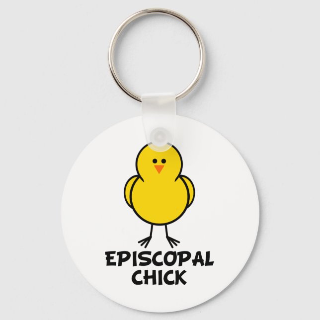 Episcopal Chick Key Ring (Front)