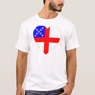 Episcopal Flag Heart T-Shirt