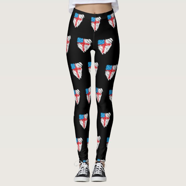 Episcopal Shield Leggings (Front)