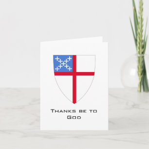 Episcopal-Thanks to God Thank You Card
