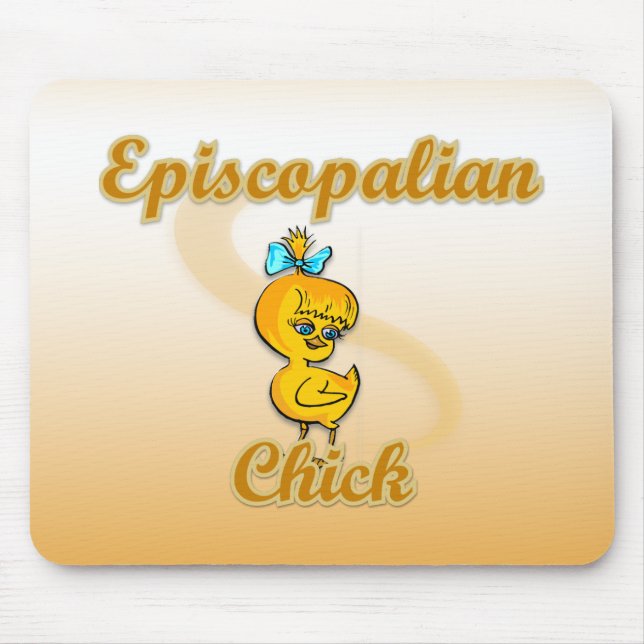 Episcopalian Chick Mouse Mat (Front)