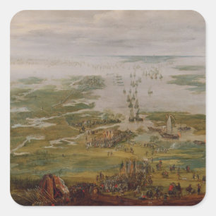 Episode from the Dutch Wars Square Sticker