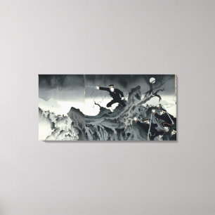 Episode from the Sino-Japanese war Canvas Print