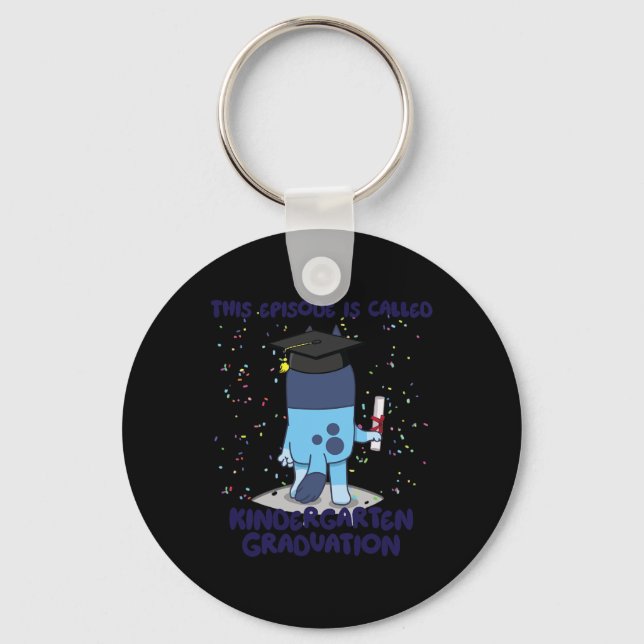 Episode Is Called Kindergarten Graduation Cute Kid Key Ring (Front)