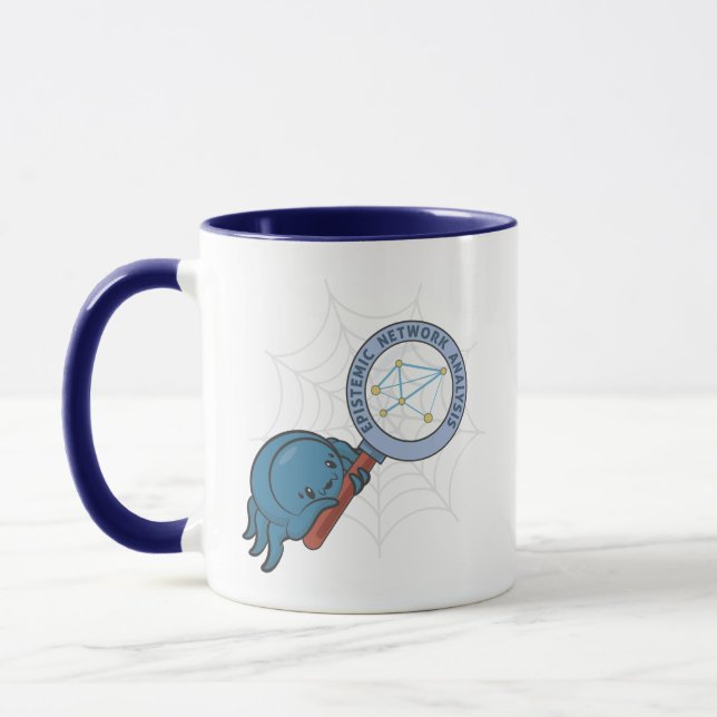 Epistemic Network Analysis Spider Mug (Left)
