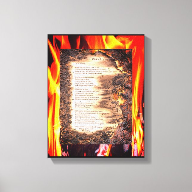 Epistle I Canvas Print (Front)