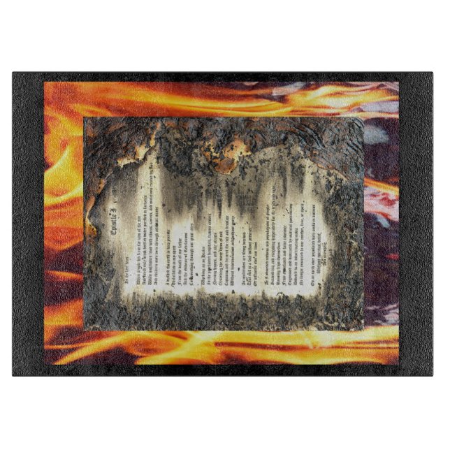 Epistle I Cutting Board (Front)