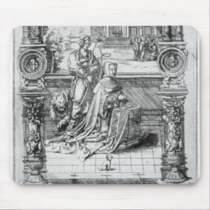 Epitaph of Margaret of Austria Mouse Mat