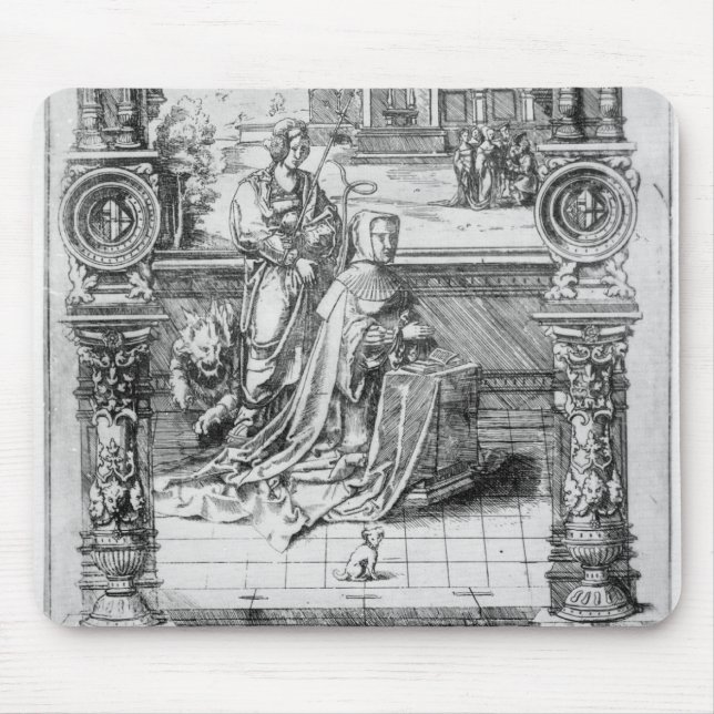 Epitaph of Margaret of Austria Mouse Mat (Front)