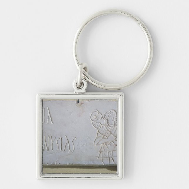 Epitaph with a relief of the Good Shepherd Key Ring (Front)