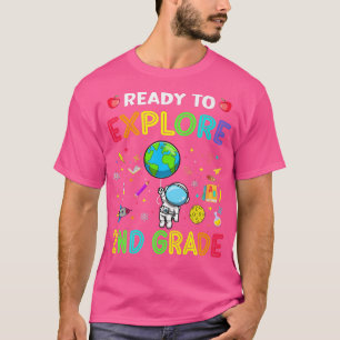 Eplore 2nd Grade Back To School Astronaut Space Ep T-Shirt