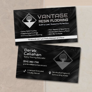 Epoxy Flooring and Resin Coating Business Card