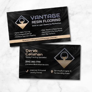 Epoxy Flooring and Resin Coating Business Card