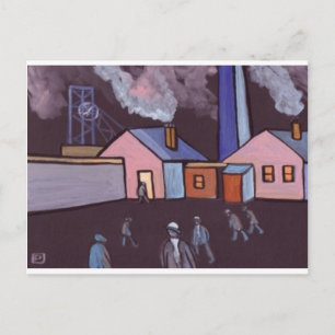 EPPLETON DURHAM COLLIERY LAMP ROOM POSTCARD