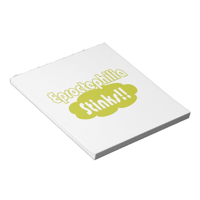 Eproctophilia Stinks!! Notepad (Angled)