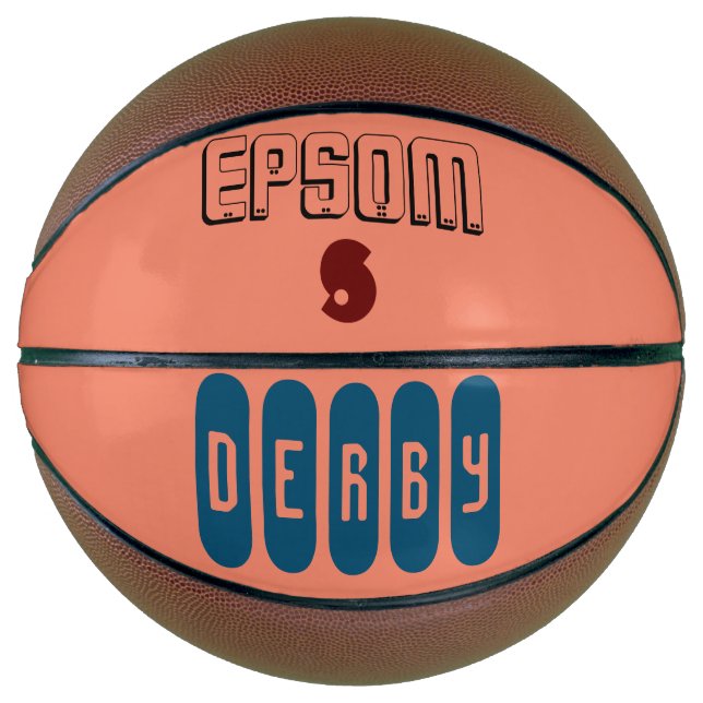 Epsom Derby Pattern Basketball (Front)
