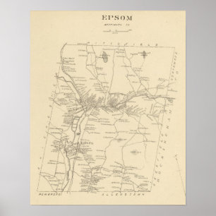 Epsom, Merrimack Co Poster