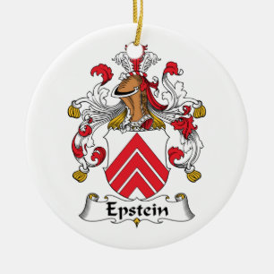 Epstein Family Crest Ceramic Tree Decoration