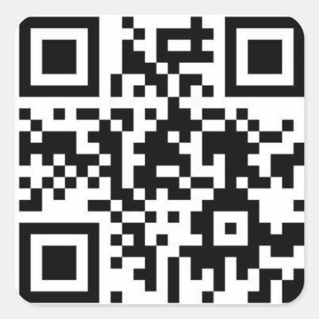 Epstein Trump Grand Jury Testimony QR Code Square Sticker (Front)