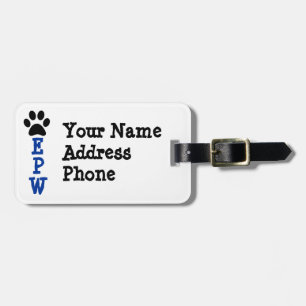 EPW luggage tag