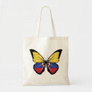 Equador Butterfly Flag Tote Bag