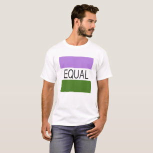 EQUAL Genderqueer Flag T-Shirt