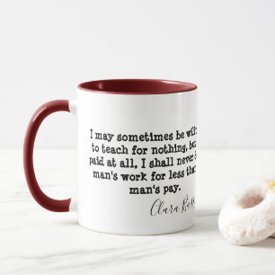 Equal Pay Clara Barton Mug