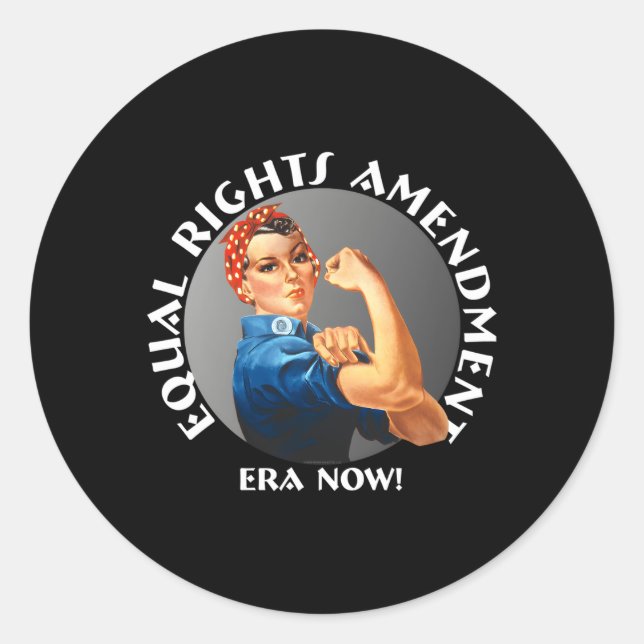 Equal Rights Adt Era Now Classic Round Sticker (Front)