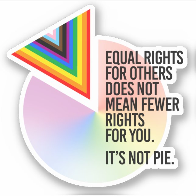 Equal Rights are not Pie (Front)