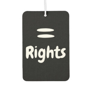 Equal Rights Car Air Freshener