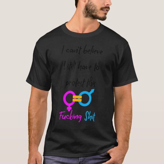 Equal rights Equality LGBT Feminism LGBTQ Saying T-Shirt (Front)