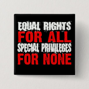 Equal Rights For All Button