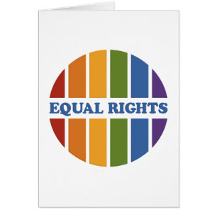 Equal Rights greeting card