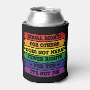 Equal Rights LGBTQ Rights Pride Parade Ally Can Cooler