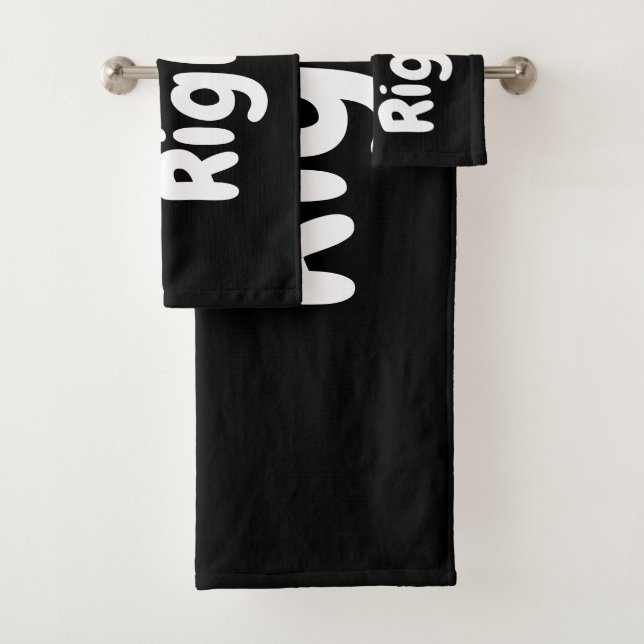 Equal Rights Logo Bath Towel Set (Insitu)