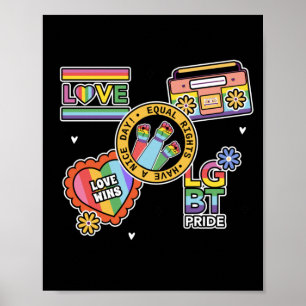Equal rights. love wins' Pride day Poster