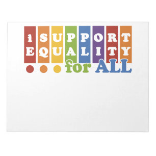 Equal Rights notepad