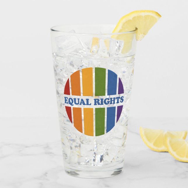 Equal Rights pint glass (Back Ice)