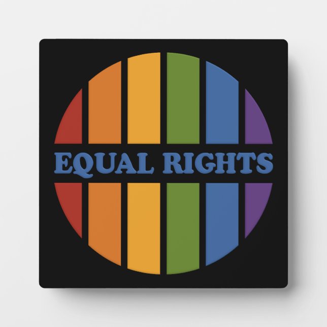 Equal Rights plaque (Front)